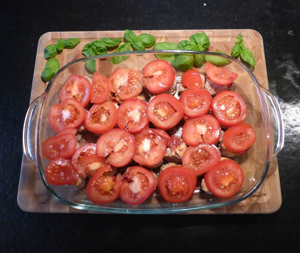 Schweinemedaillons mit Tomate