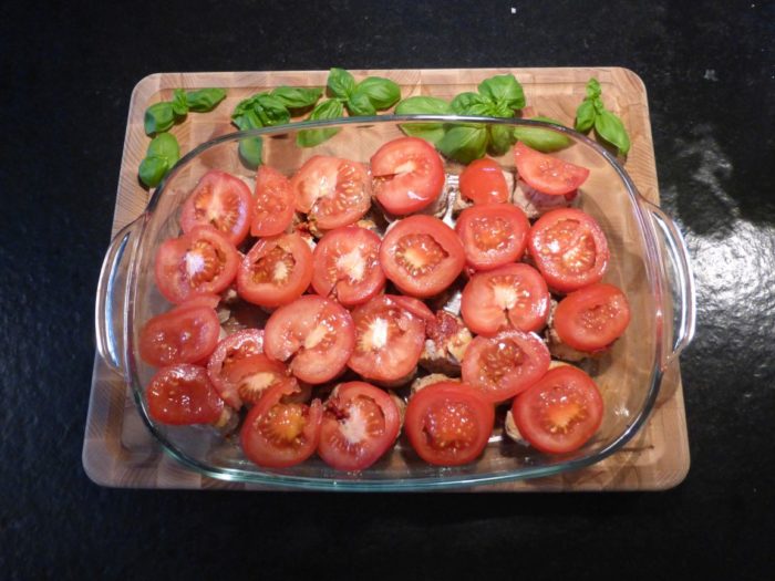 Schweinemedaillons mit Tomate